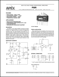 PA95 Datasheet