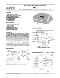 SA01 Datasheet