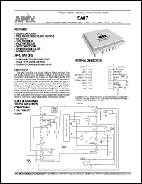 SA07 Datasheet