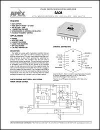 SA08 Datasheet