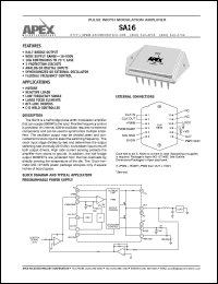 SA16 Datasheet