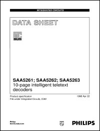 SAA5262PS/141 Datasheet