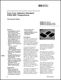 HFBR-5113FDS Datasheet