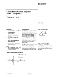 MSA-0711-BLK Datasheet