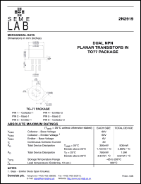 2N2919 Datasheet
