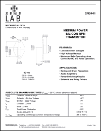 2N3441 Datasheet