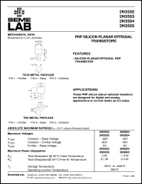 2N3503 Datasheet