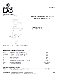 2N3792 Datasheet