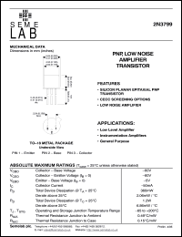 2N3799 Datasheet