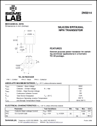 2N5014 Datasheet