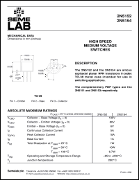 2N5152 Datasheet