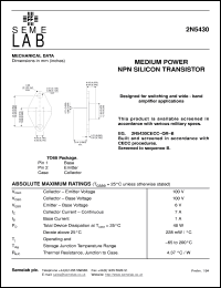 2N5430 Datasheet