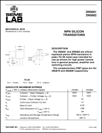 2N5681 Datasheet