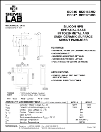 BDS16 Datasheet