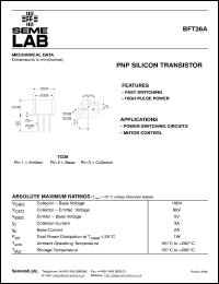 BFT36A Datasheet