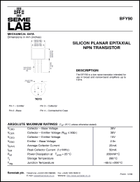 BFY90 Datasheet