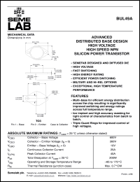 BUL49A Datasheet
