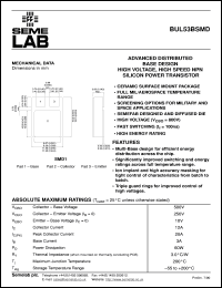 BUL53BSMD Datasheet