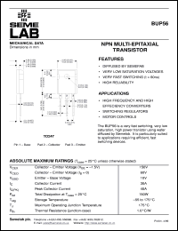 BUP56 Datasheet