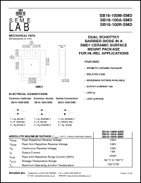 SB16-100RM Datasheet
