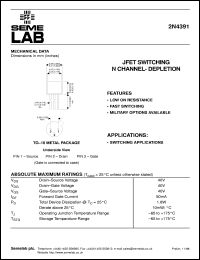 2N4391 Datasheet