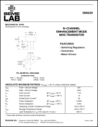 2N6659 Datasheet