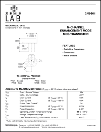 2N6661 Datasheet