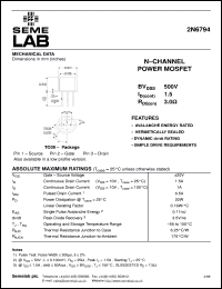 2N6794 Datasheet