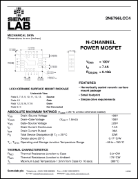 2N6796LCC4 Datasheet