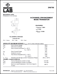 2N6798 Datasheet