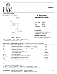 2N6800 Datasheet