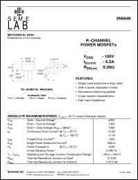 2N6849 Datasheet