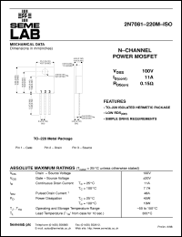2N7081-220M-ISO Datasheet