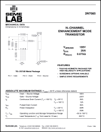 2N7085 Datasheet