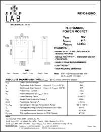 IRFN044SMD Datasheet
