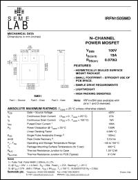 IRFN150SMD Datasheet
