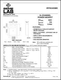 IRFN340SMD Datasheet