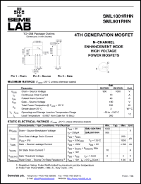 SML1001R1AN Datasheet