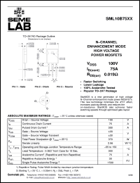 SML10B75XX Datasheet