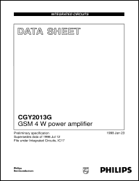 CGY2013G/C1 Datasheet