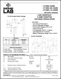 LT1085 Datasheet