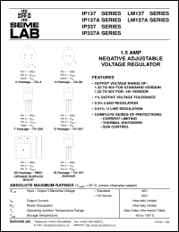 LM137G Datasheet