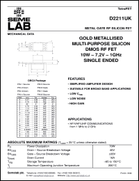 D2213UK Datasheet