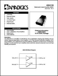 ABA3100S3 Datasheet