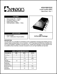 ADA10000S3C Datasheet