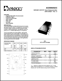 ACD0900S3C Datasheet