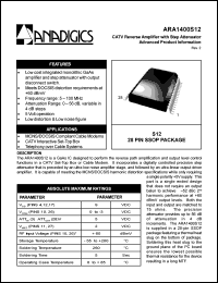 ARA1400S12 Datasheet