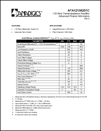 ATA121302D1C Datasheet