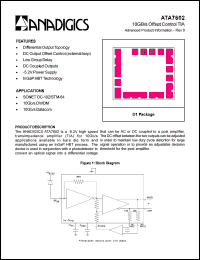 ATA7602D1 Datasheet
