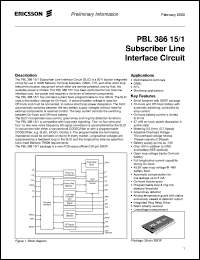 PBL38615/1SHT Datasheet
